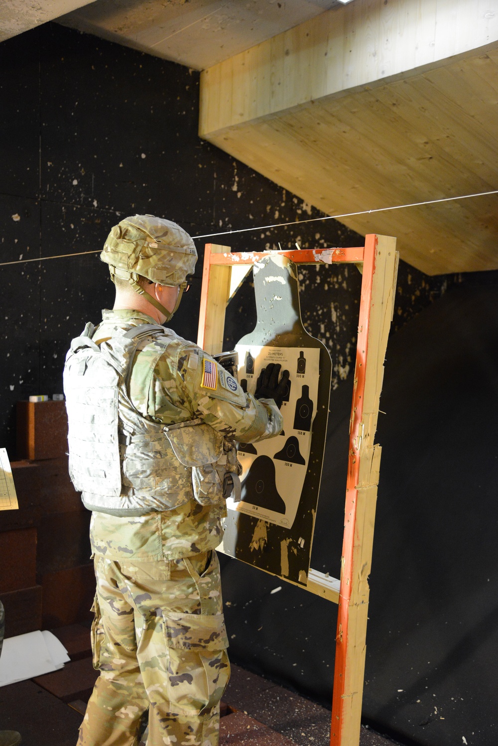 39th Signal range shooting exercise