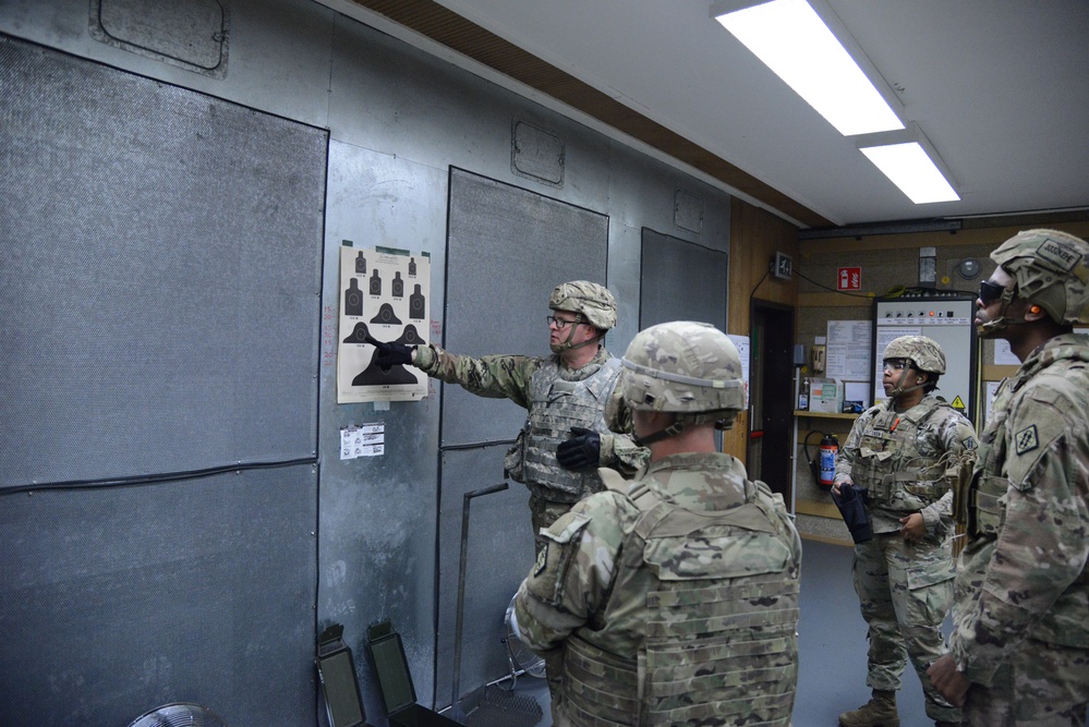 39th Signal range shooting exercise