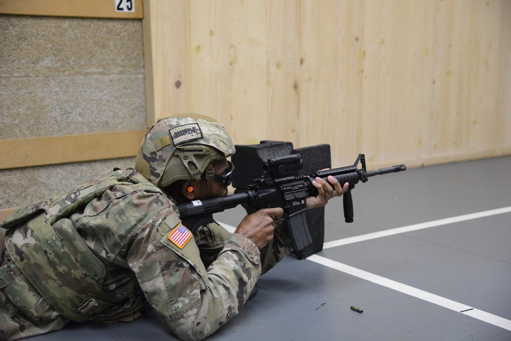 39th Signal range shooting exercise