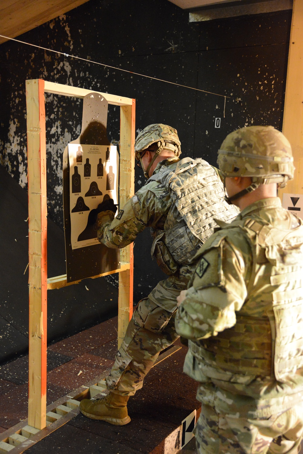 39th Signal range shooting exercise