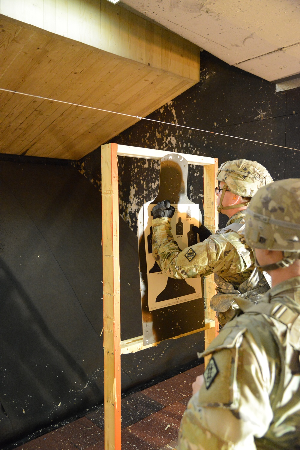 39th Signal range shooting exercise