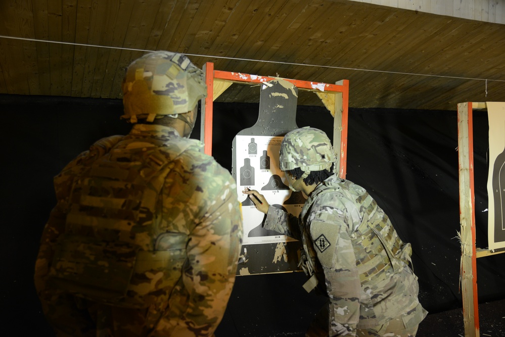 39th Signal range shooting exercise