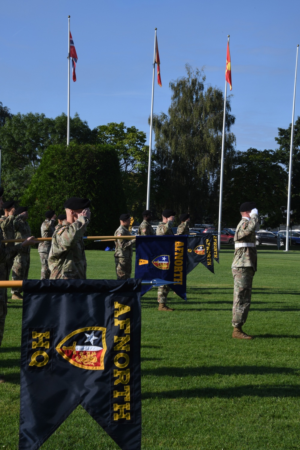 Allied Forces North Battalion Change of Responsibility