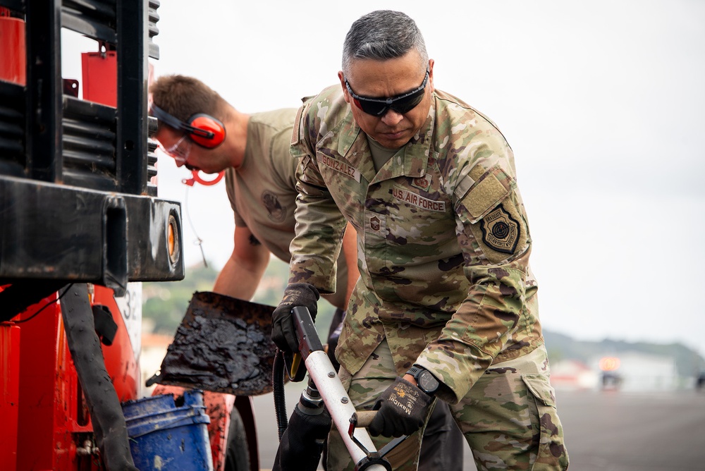 Lajes Field leadership gets dirty with the Dirt Boyz