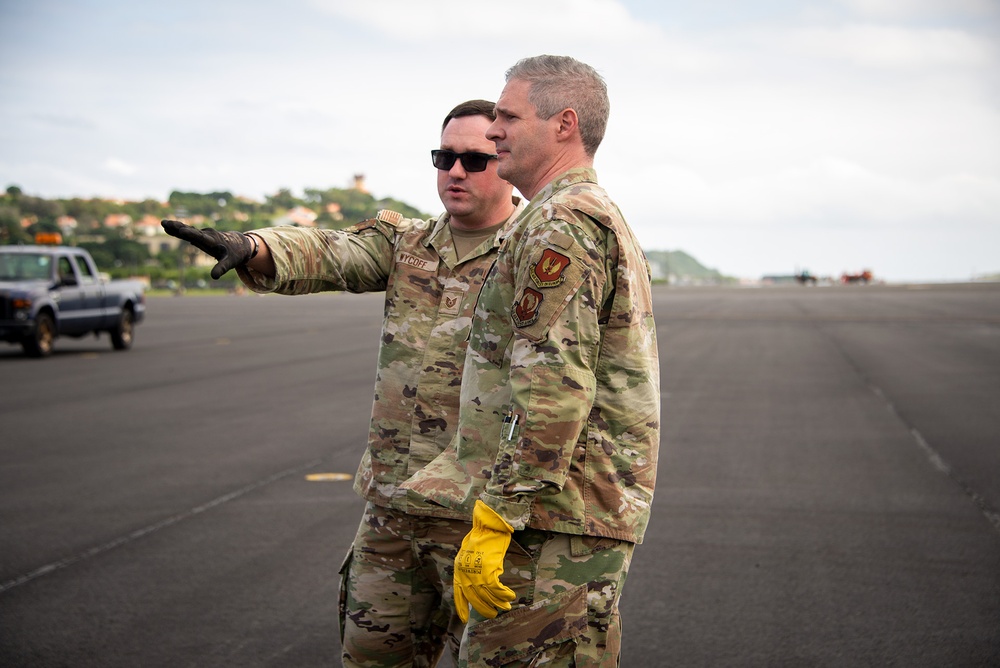 Lajes Field leadership gets dirty with the Dirt Boyz