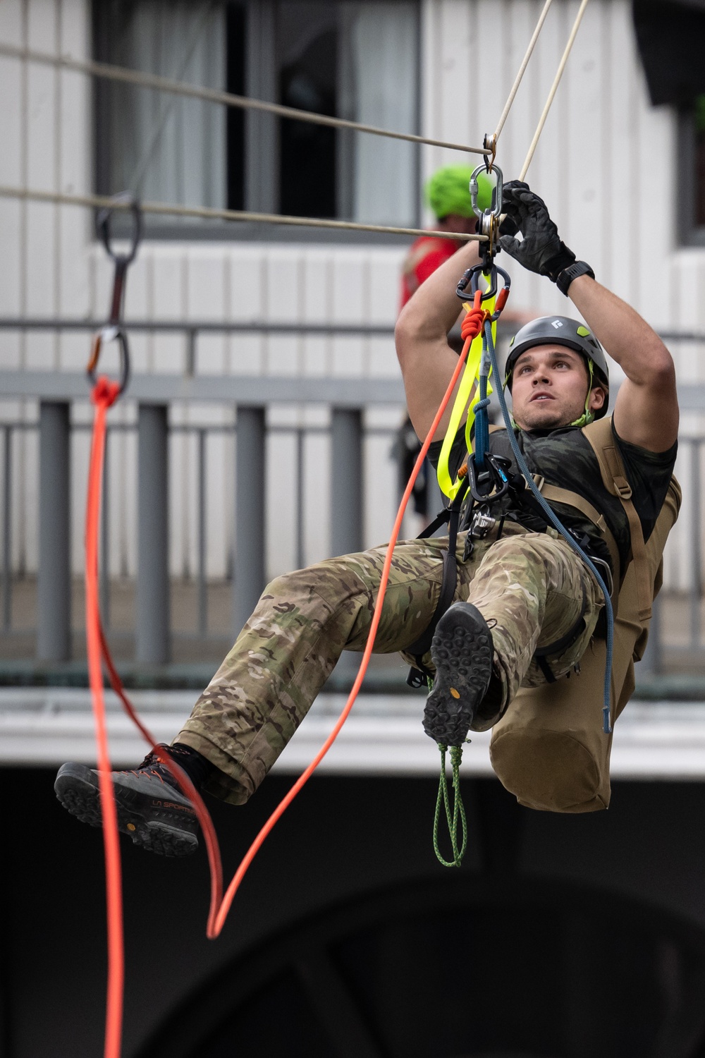 U.S. Air Force pararescuemen compete at PJ Rodeo