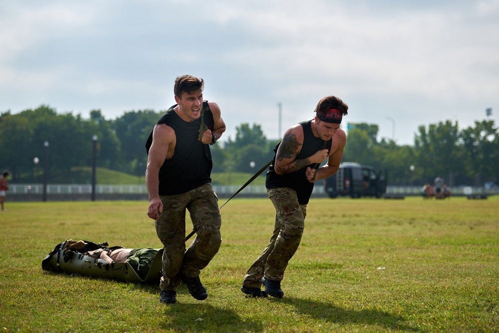 U.S. Air Force pararescuemen compete at PJ Rodeo