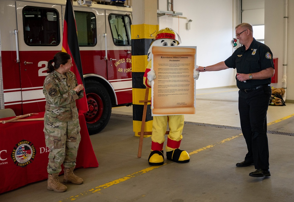 86 CES kicks off 2023 Fire Prevention Week