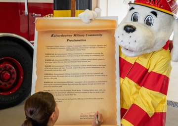 86 CES kicks off 2023 Fire Prevention Week