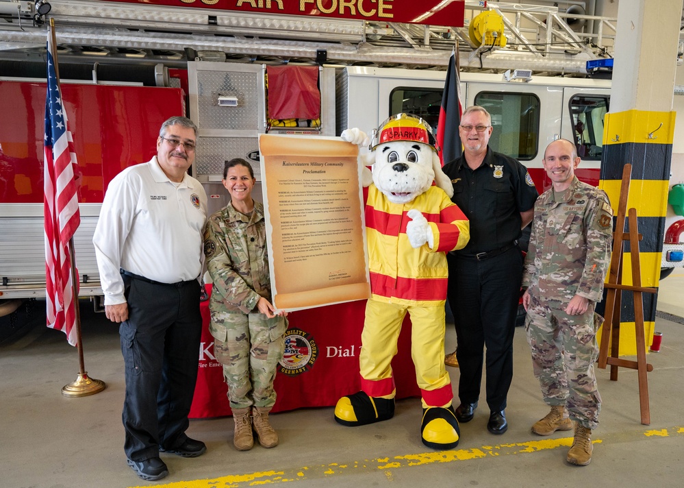 86 CES kicks off 2023 Fire Prevention Week