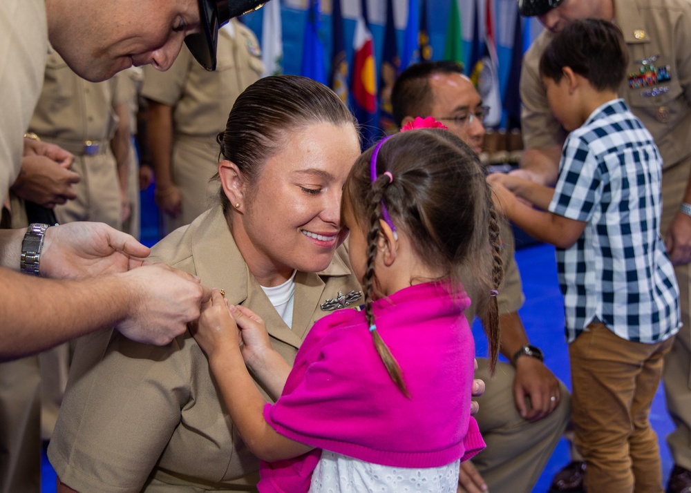 ESL Pins New Chief Petty Officers