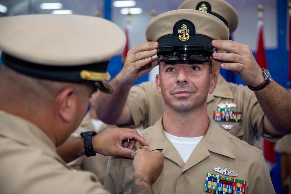 DVIDS - Images - ESL Pins New Chief Petty Officers [Image 2 of 8]