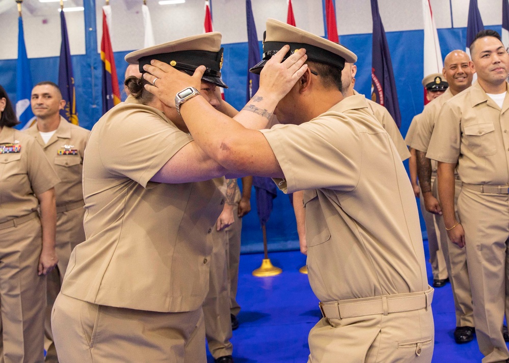 ESL Pins New Chief Petty Officers