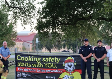Firefighters remind motorists to practice cooking safety