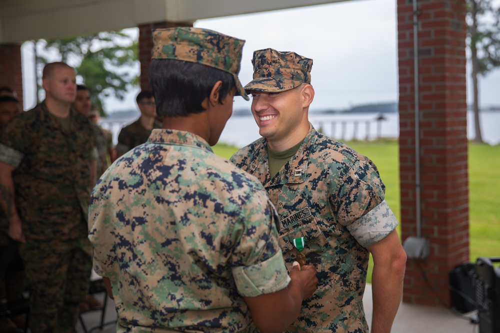 Headquarters and Service Company Change of Command Ceremony