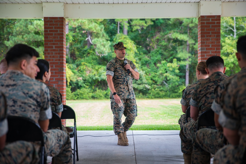 Headquarters and Service Company Change of Command Ceremony