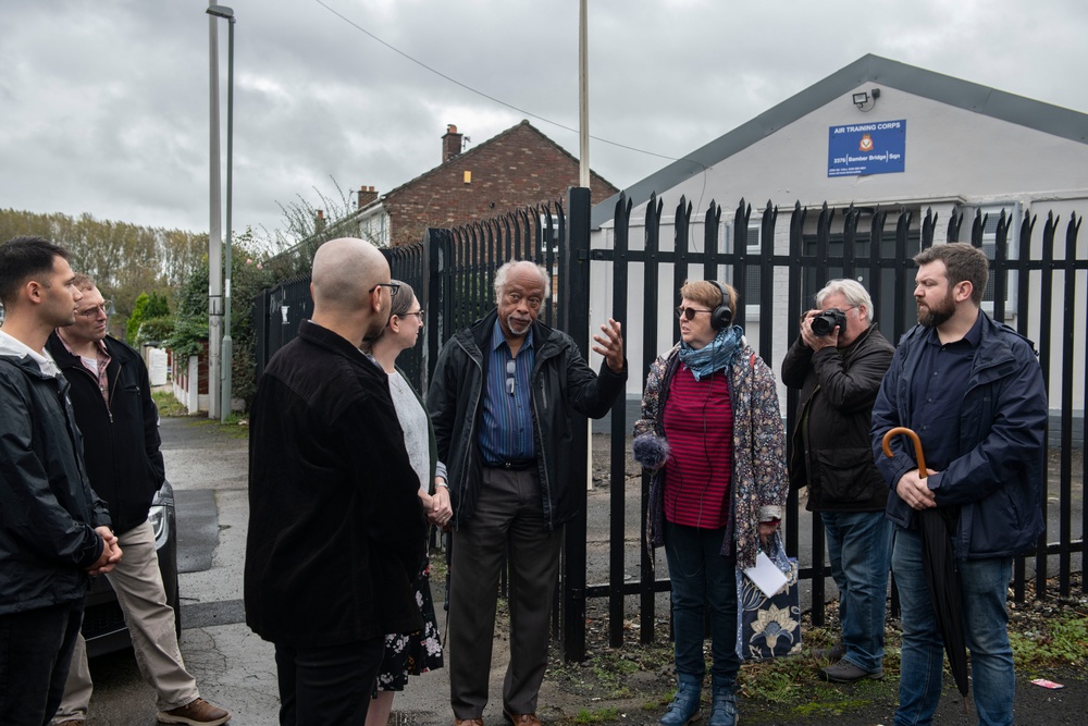 Pathfinders visit site of WWII racial tensions, reflect on military solidarity