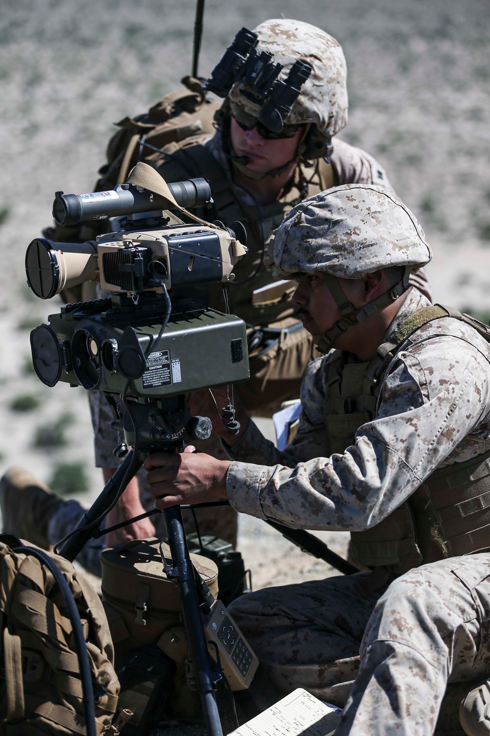U.S. Marines conduct live-fire close air support training
