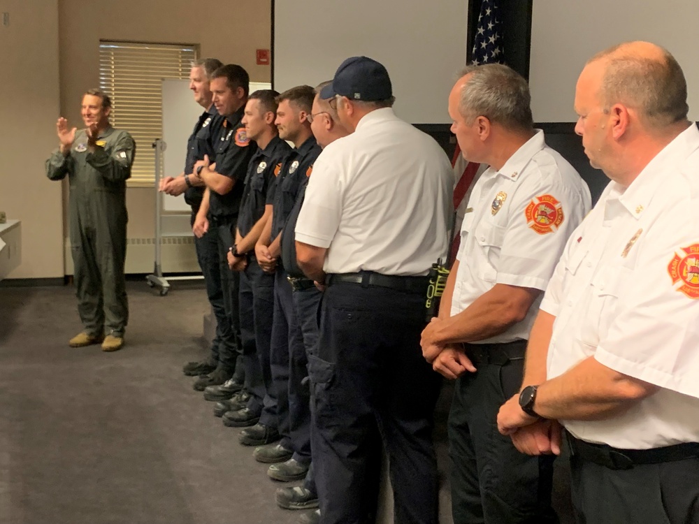 148th Fighter Wing Fire Department provides emergency response to Duluth Airshow