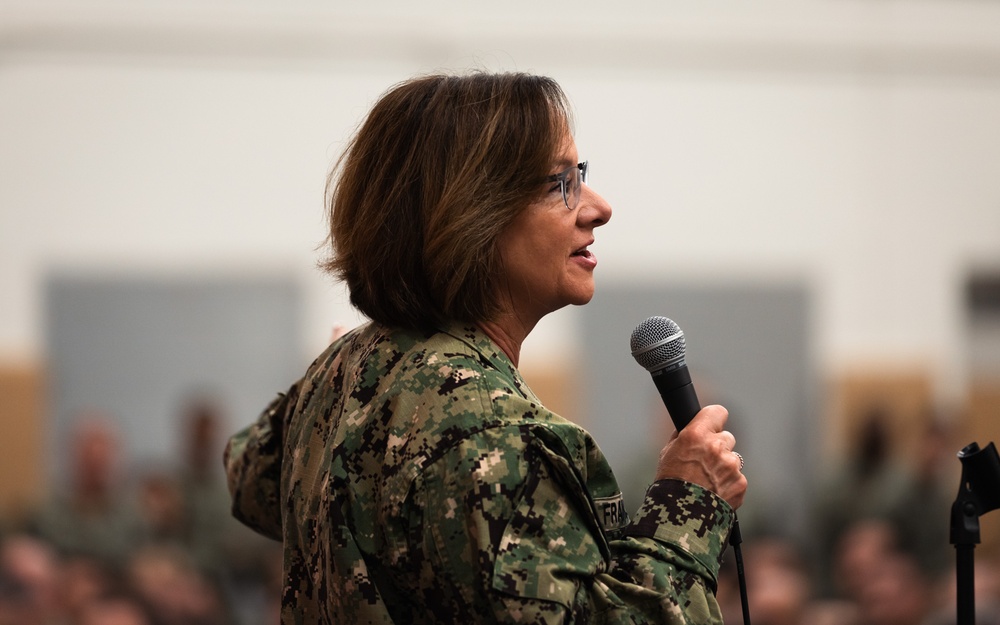 Vice Chief of Naval Operations and Master Chief Petty Officer of the Navy Visit Mayport