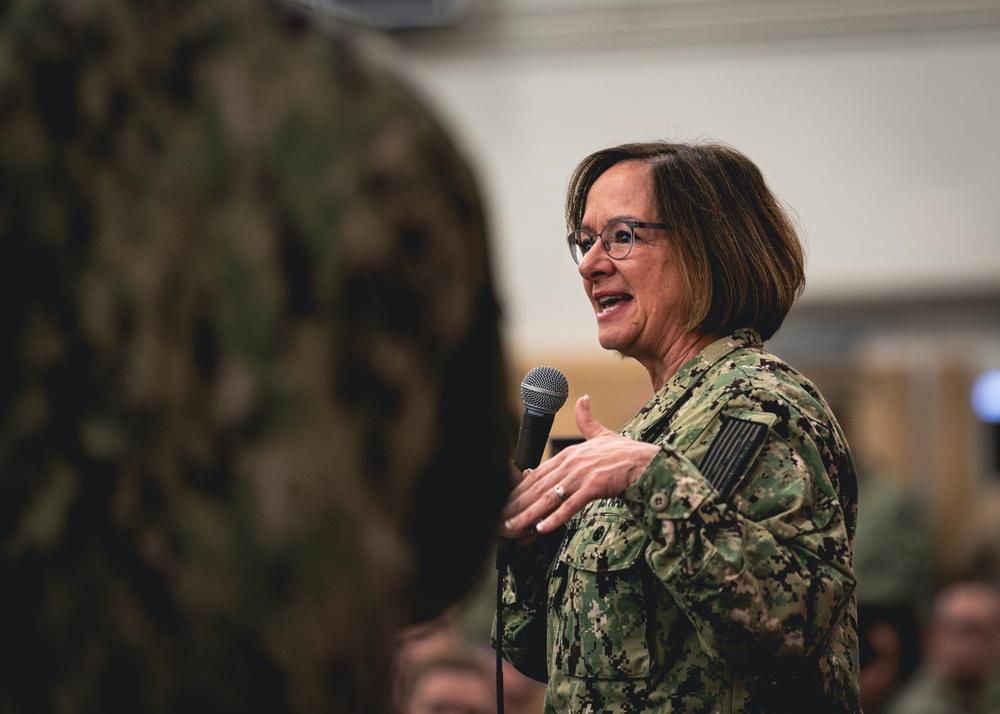 Vice Chief of Naval Operations and Master Chief Petty Officer of the Navy Visit Mayport