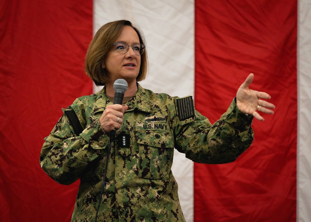 Vice Chief of Naval Operations and Master Chief Petty Officer of the Navy Visit Mayport