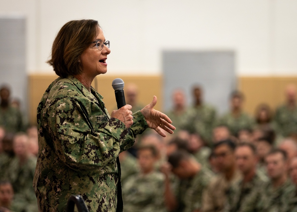 Vice Chief of Naval Operations and Master Chief Petty Officer of the Navy Visit Mayport