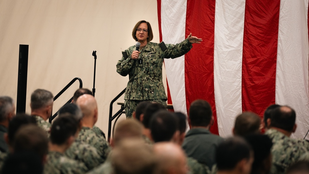 Vice Chief of Naval Operations and Master Chief Petty Officer of the Navy Visit Mayport