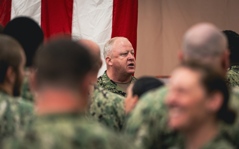 Vice Chief of Naval Operations and Master Chief Petty Officer of the Navy Visit Mayport