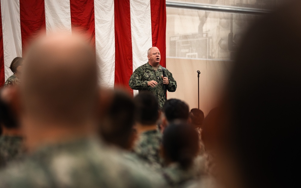 Vice Chief of Naval Operations and Master Chief Petty Officer of the Navy Visit Mayport