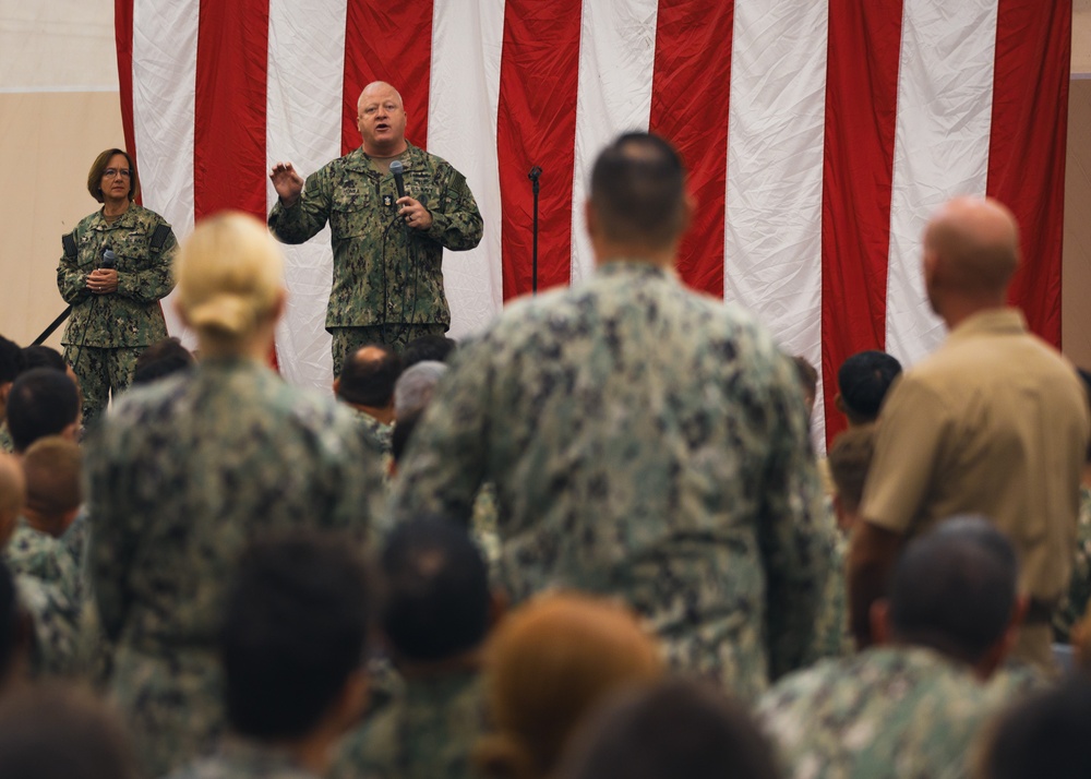 Vice Chief of Naval Operations and Master Chief Petty Officer of the Navy Visit Mayport