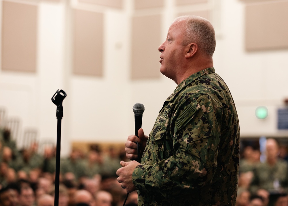 Vice Chief of Naval Operations and Master Chief Petty Officer of the Navy Visit Mayport