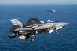 F-35B Lands Aboard HMS Prince of Wales