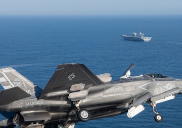 F-35B Lightning II joins HMS Prince of Wales