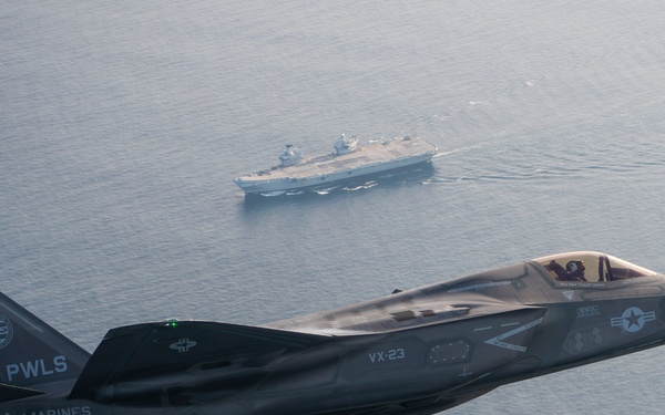 F-35B Lands Aboard HMS Prince of Wales