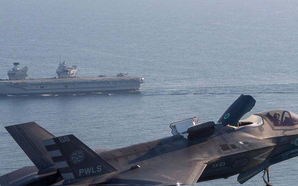 F-35B Lands Aboard HMS Prince of Wales