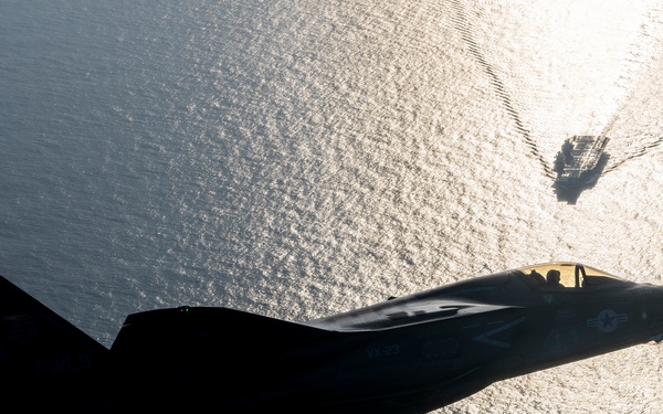 F-35B Lands Aboard HMS Prince of Wales