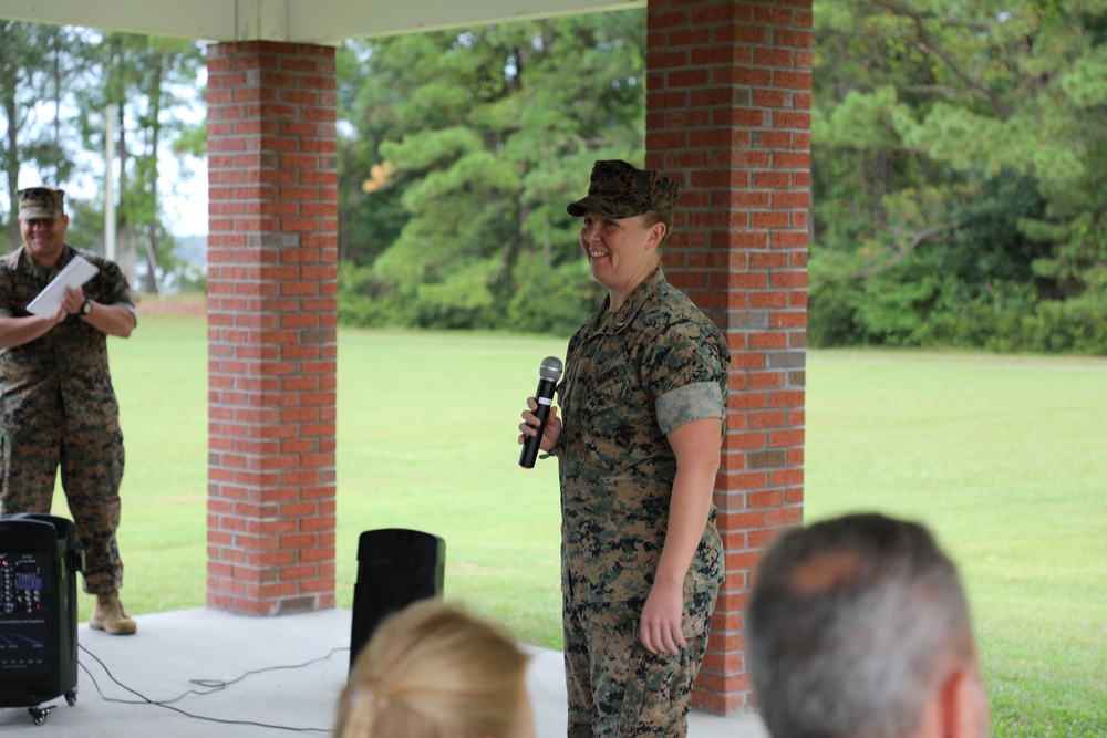 Headquarters and Company Change of Command Ceremony