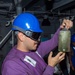 USS Ronald Reagan (CVN 76) conducts fueling-at-sea with USNS Rappahannock (T-AO 204)