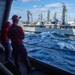 USS Ronald Reagan (CVN 76) conducts fueling-at-sea with USNS Rappahannock (T-AO 204)