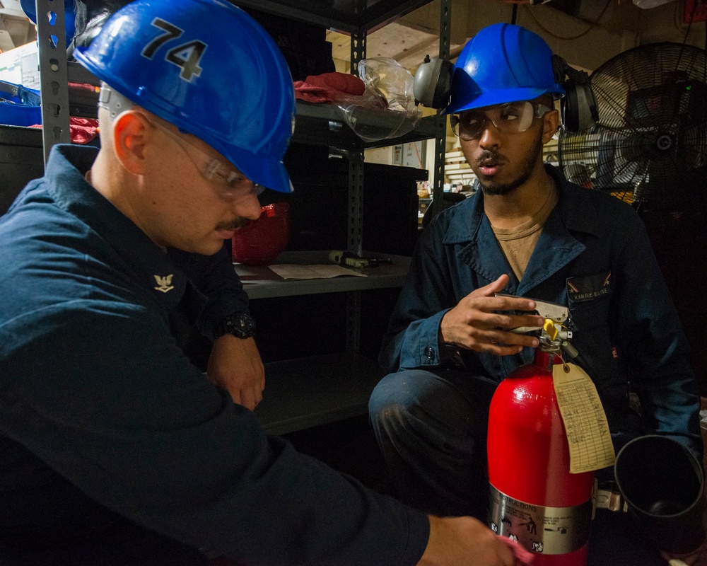Daily Operations Onboard USS John C. Stennis (CVN 74)