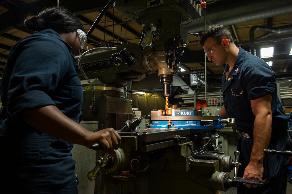 USS John C. Stennis Light Industrial Facility Daily Operations