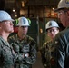 Rear Adm. Ben Reynolds visits USS John C. Stennis