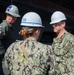 Rear Adm. Ben Reynolds visits USS John C. Stennis