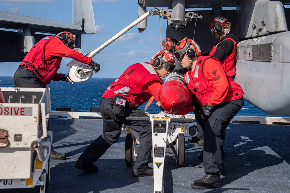 USS Ronald Reagan (CVN 76) conducts routine flight operations