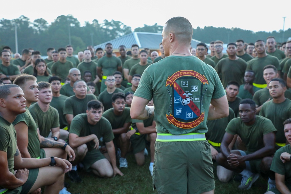 Logistics Operations School Motivational Run