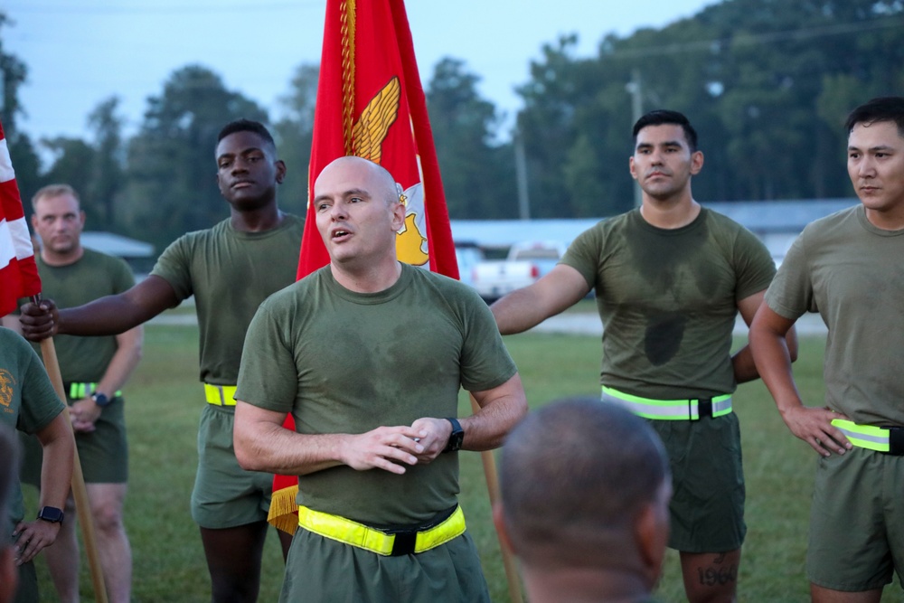 Marine from Stafford continues service