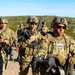Soldiers march to an extraction point