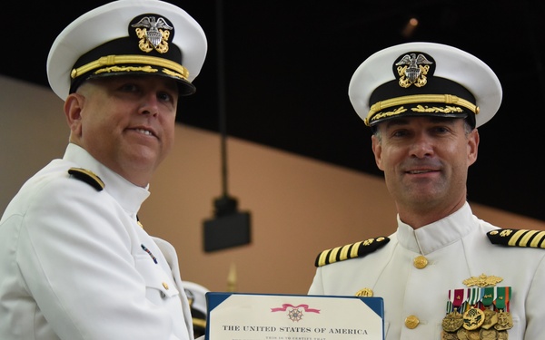 New Commodore Takes Reins for FIRST Naval Construction Regiment