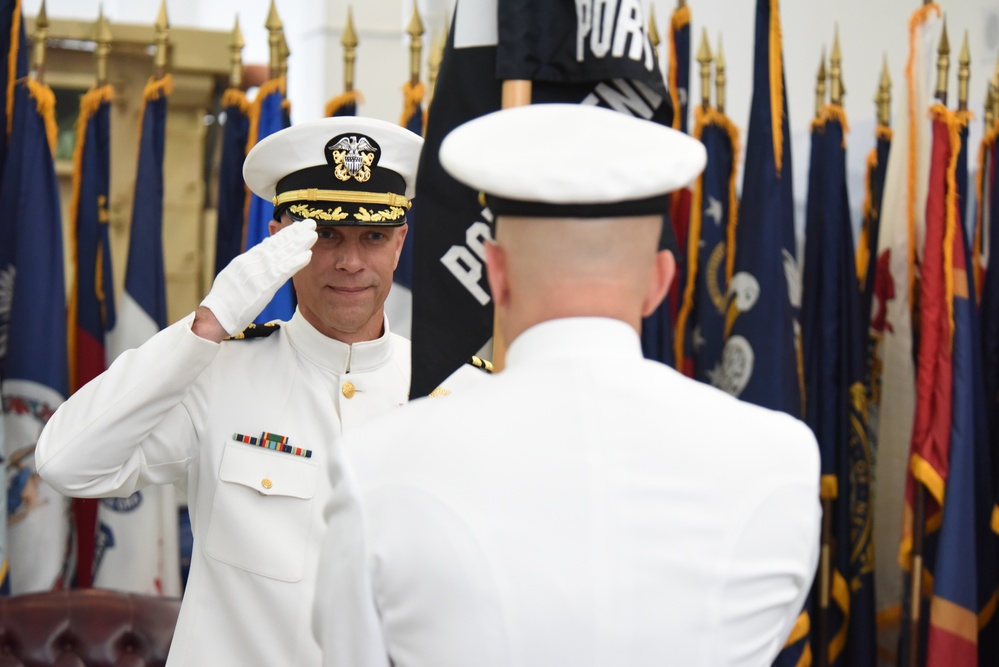 New Commodore Takes Reins for FIRST Naval Construction Regiment